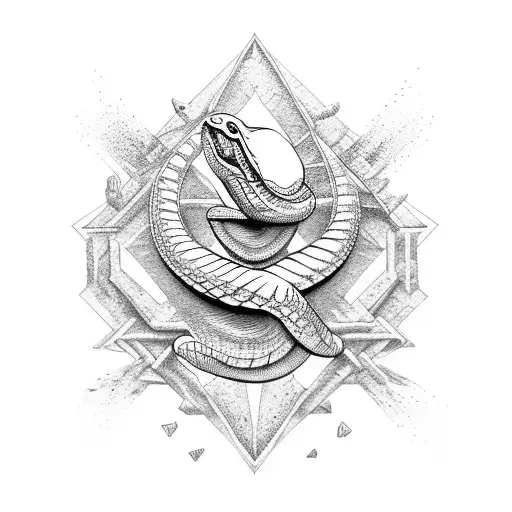 Snake Eye On Pyramid