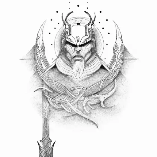 A Detailed Depiction Of The Nine Realms Of Norse Mythology