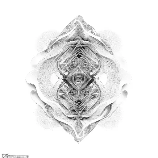 Abstract Design Inspired By The Curves And Beauty Of Sexy Latina Women