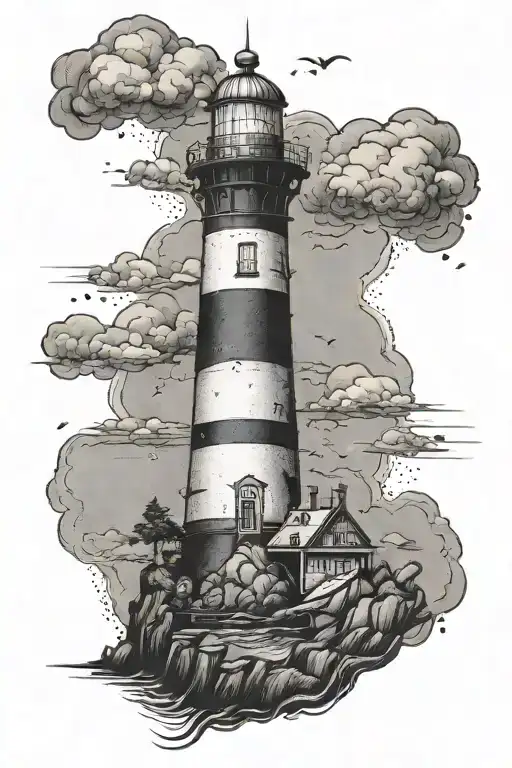 Lighthouse Surrounded