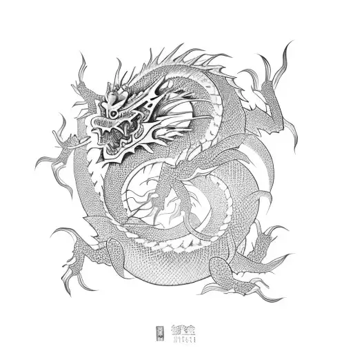 Japanese Dragon Traditional