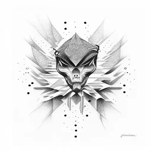 An Abstract Representation Of A Rock Concert