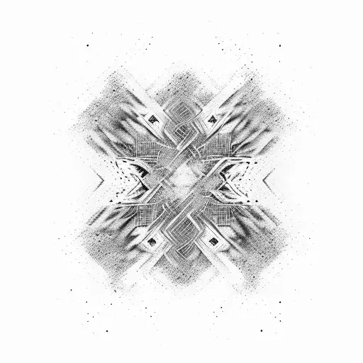 An Abstract Representation Of Electrical Sparks