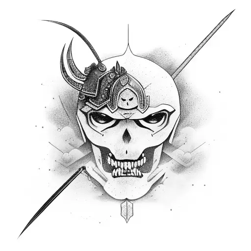 Samurai Brandindo Uma Espada