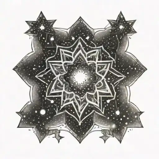 Galaxy Filled With Stars