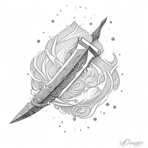 Dagger Wrapped In Laurels