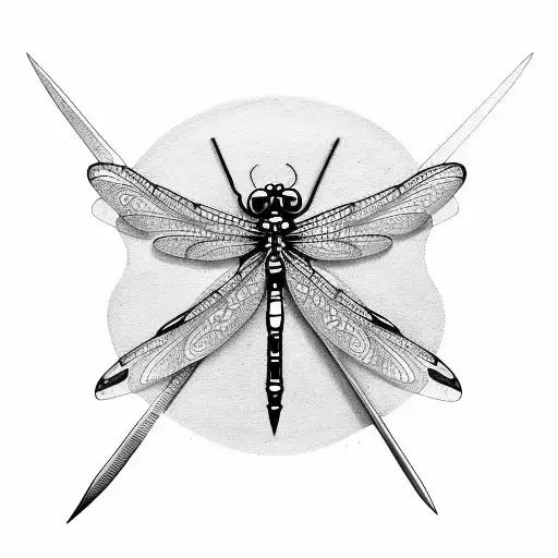 Dragonfly And Sword