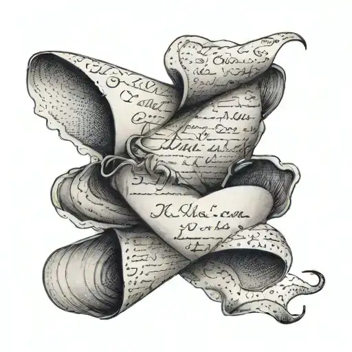 A Tattoo Of A Love Letter Written By Your Wife In Her Handwriting