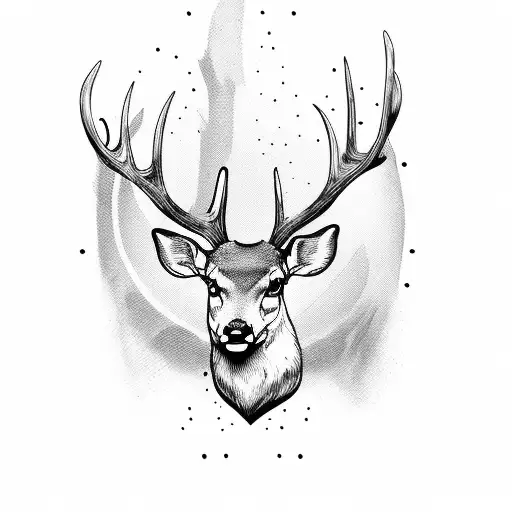 Chef Knife With Deer Antlers