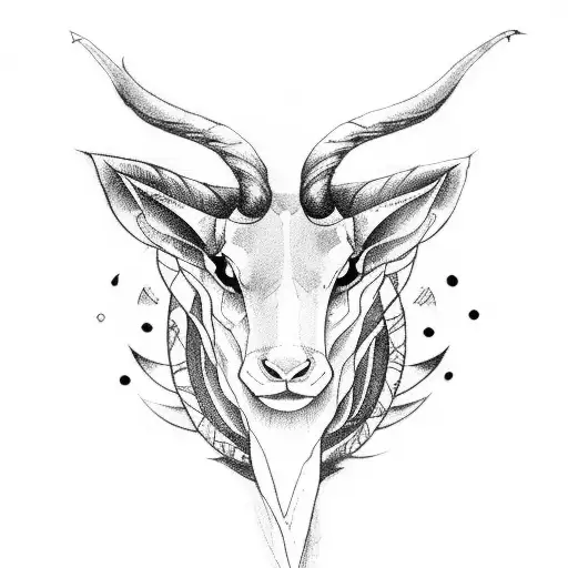 Tarot Card With Capricorn