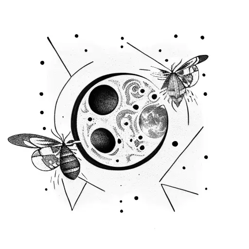 The Moon And A Moth