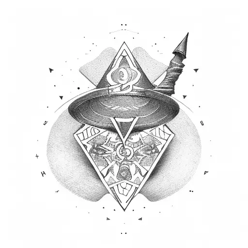 The Sorting Hat With A Mysterious Tarot Card