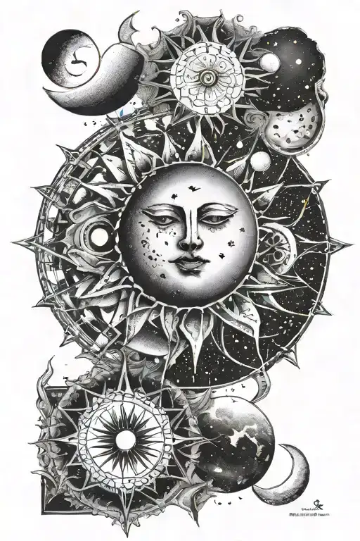 Bohemian Sun And Moon Phases