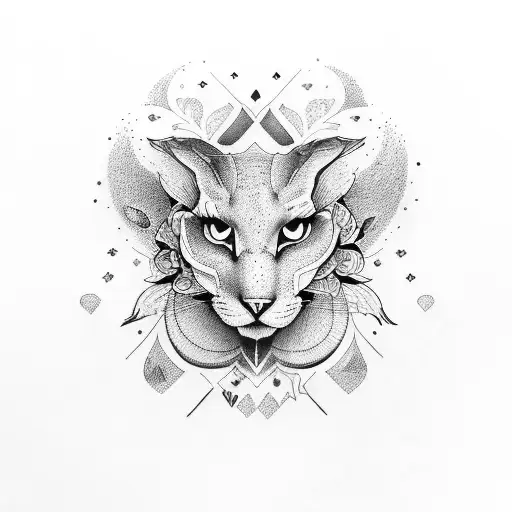 Feminine Sleeve With Anxiety Girl