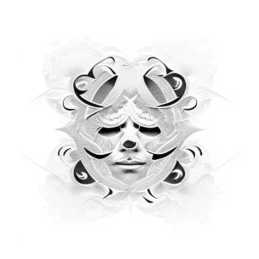 Aphex Twin Logo But With Ukrainian Fleur