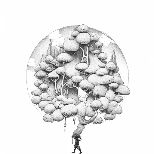 I Climb Up To The Top Of The Tree To See The World