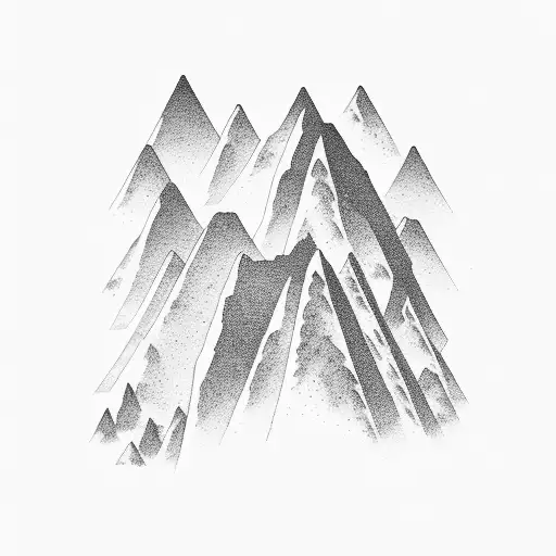 Equalizer Bars Transforming Into Mountain Peaks