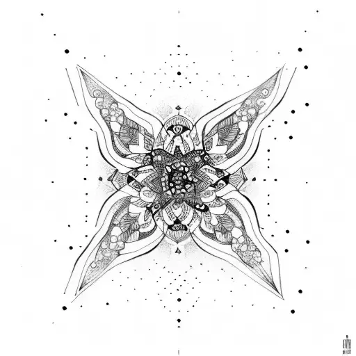 Feminine Zen Line Drawing