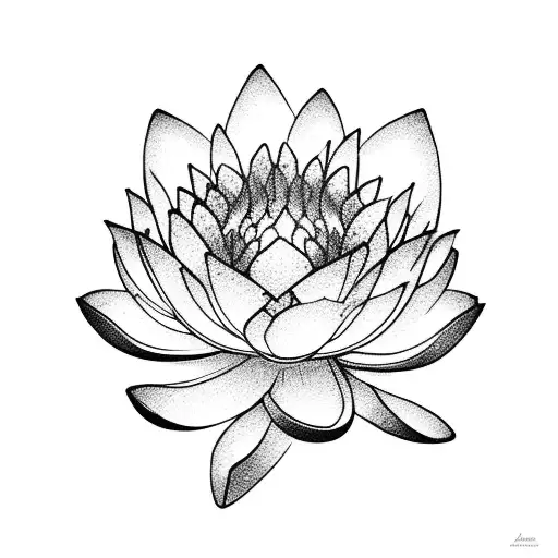 A Delicate Lotus Flower Blooming From A Broken Chain