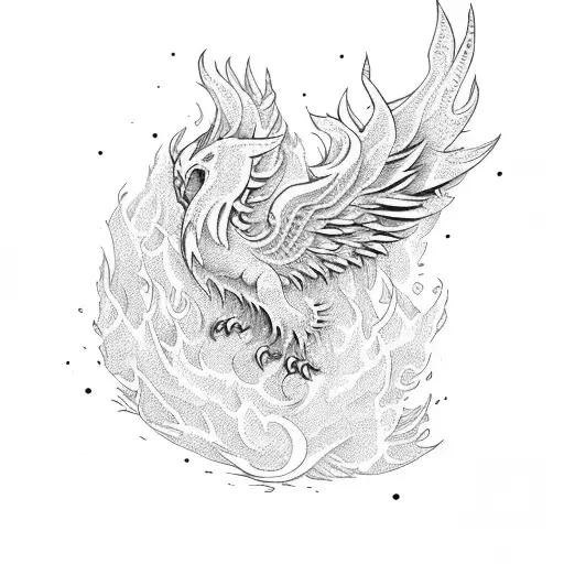 Phoenix Rising From Ashes
