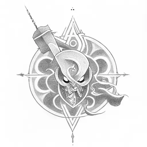 Thunder With Infinity Symbol