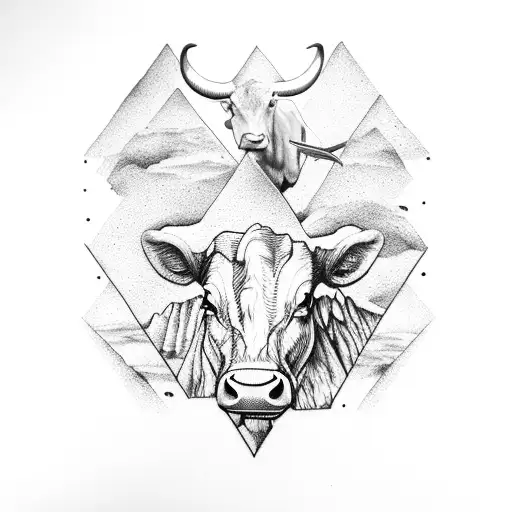 Ecoadorian Mountains With Michelangelo On A Cow