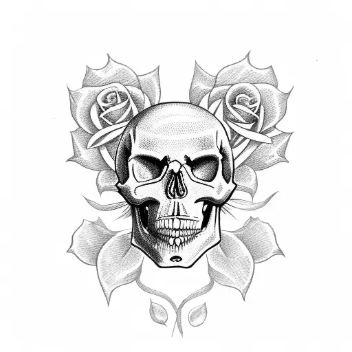 Skull And Roses