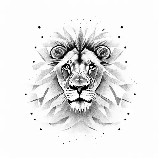 Lion With Semicolon