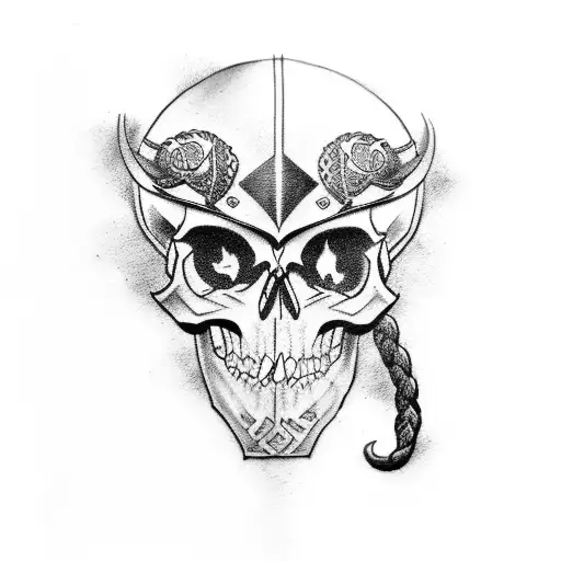 Skull Viking Tattos