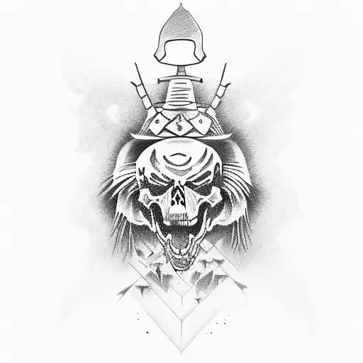 Death Before Dishonor Words Over A Samurai Sword