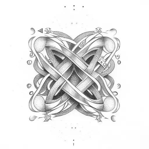 Infinity Symbol With Names Hearts