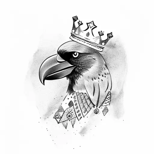 Crow With A Crown