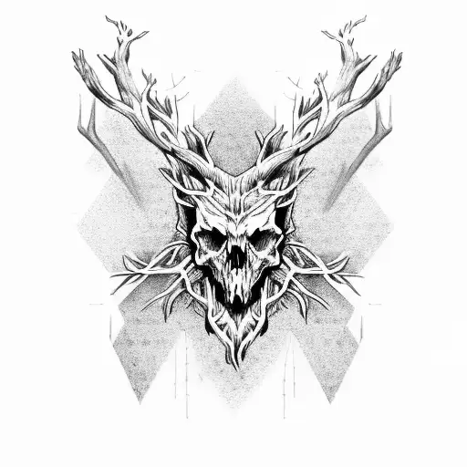 Leshen Wood Skull