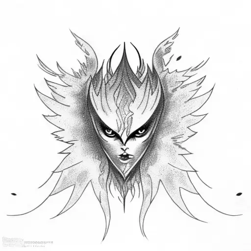 Phoenix With Lightning