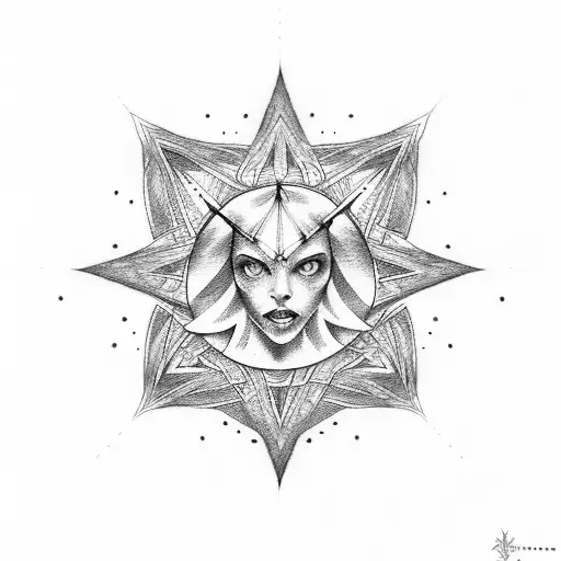 Black Car With Pentagram