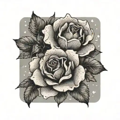 Wild Prairie Roses Blooming