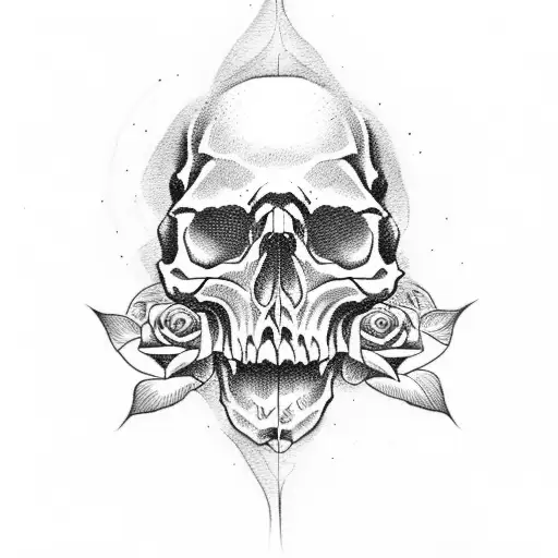 Skull And Roses
