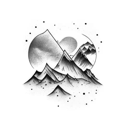 Two Male White Friends Overlooking A Mountain Horizon