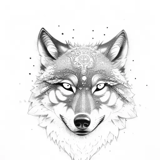 The Name Akari With A Wolf