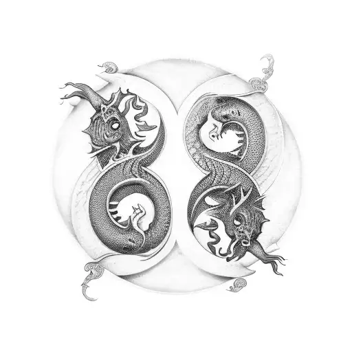 2 Dragon Yin Yang Long