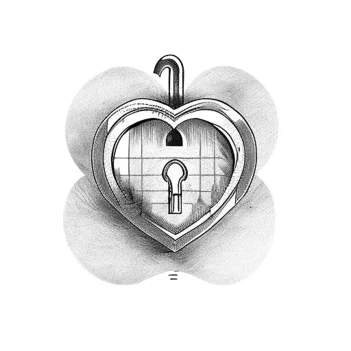 A Heart-shaped Lock With The Message 'Forever Locked In My Love For My Mom'