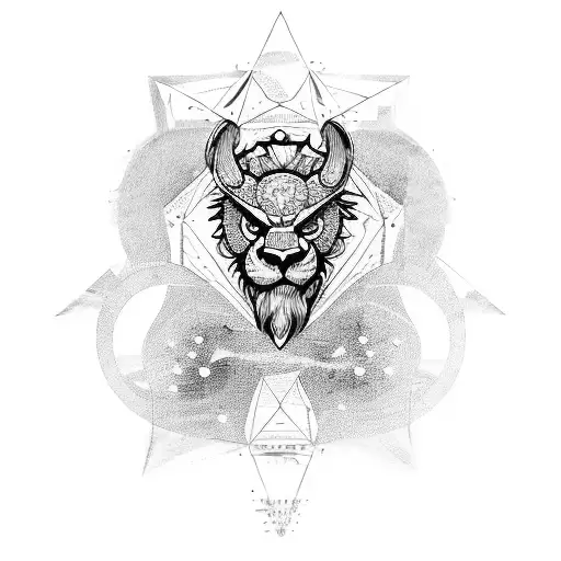 Minimalistic Leo Zodiac