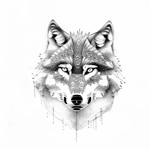 Wolf Coming Out Of The Forest