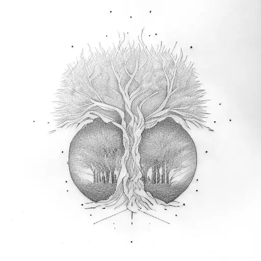 Willow Tree With A Crown