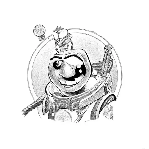 Woody From Toy Story Fine Line