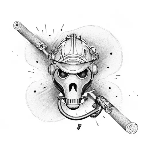 Firefighter And Bike