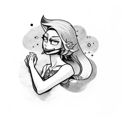 Steven Universe's Lapis Lazuli With Water Around