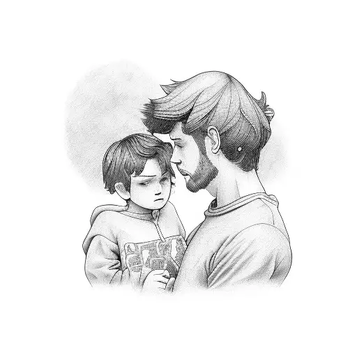 Boy And Father
