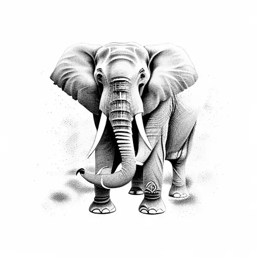 Elephant With Computer Board