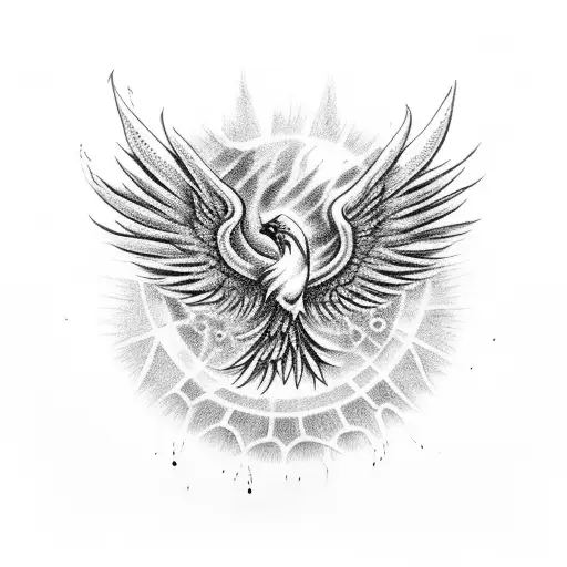 Phoenix Resurection From Ash With Music